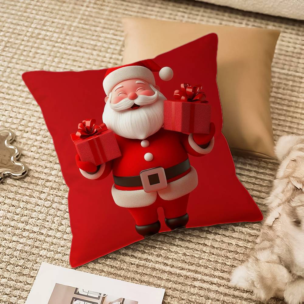 Weihnachtsmann Kissenbezug Hausstaubmilbenabweisend Unsichtbarer Reißverschluss Sofa Bett