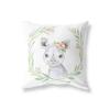 Cute Rabbit Giraffe Animals Children Room Decor Polyester  Cushion Cover Sofa Pillow  Home Decoration Throw Pillowcase