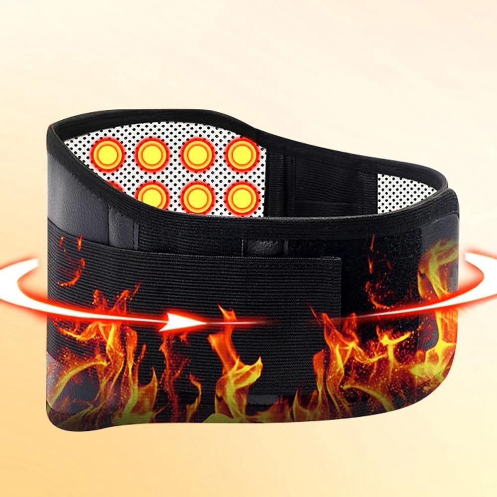 Adjustable Back Waist Support Belt Waist Self Heating Magnetic Therapy Lumbar Brace Massage Band Pain Relief Health Care