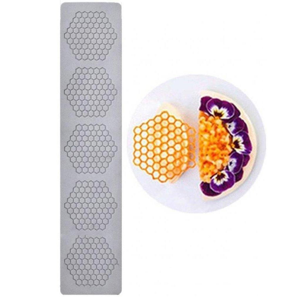 Silicone Fondant Cake Mold Honeycomb Butterfly Leaf Candy Molds Chocolate Candy 3D Cupcake Decorating for Sugar Craft Cake Decoration