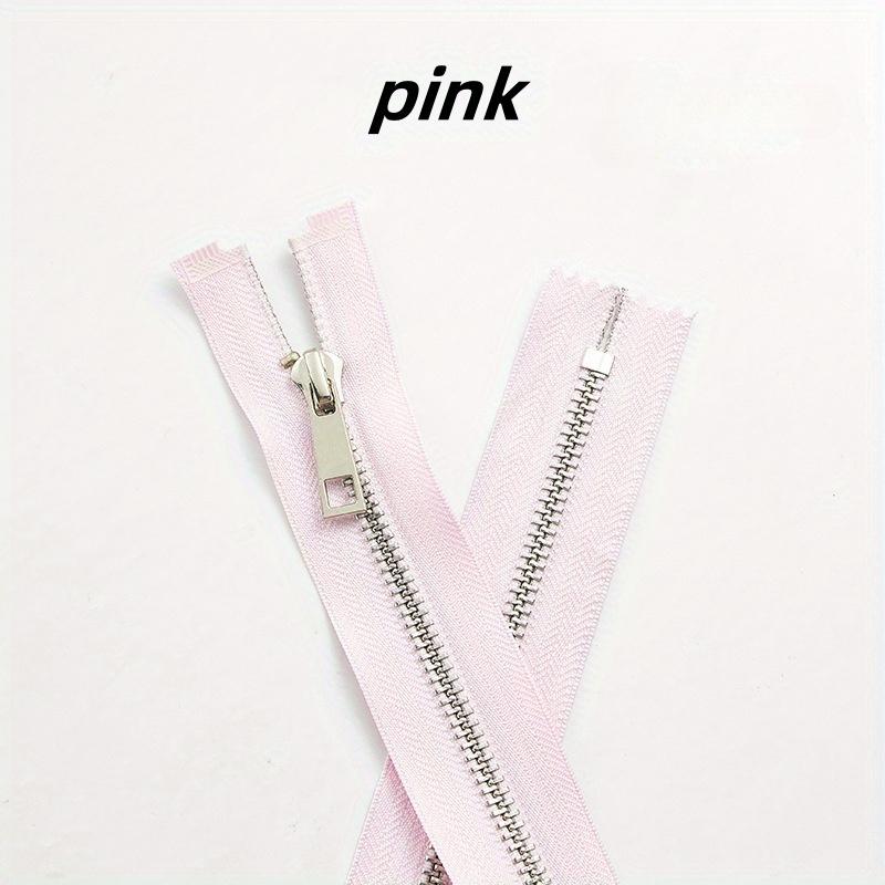5pcs 15-30cm5# Metal zipper Silver teeth Titanium alloy Y teeth Smooth bag pocket leather bag zipper