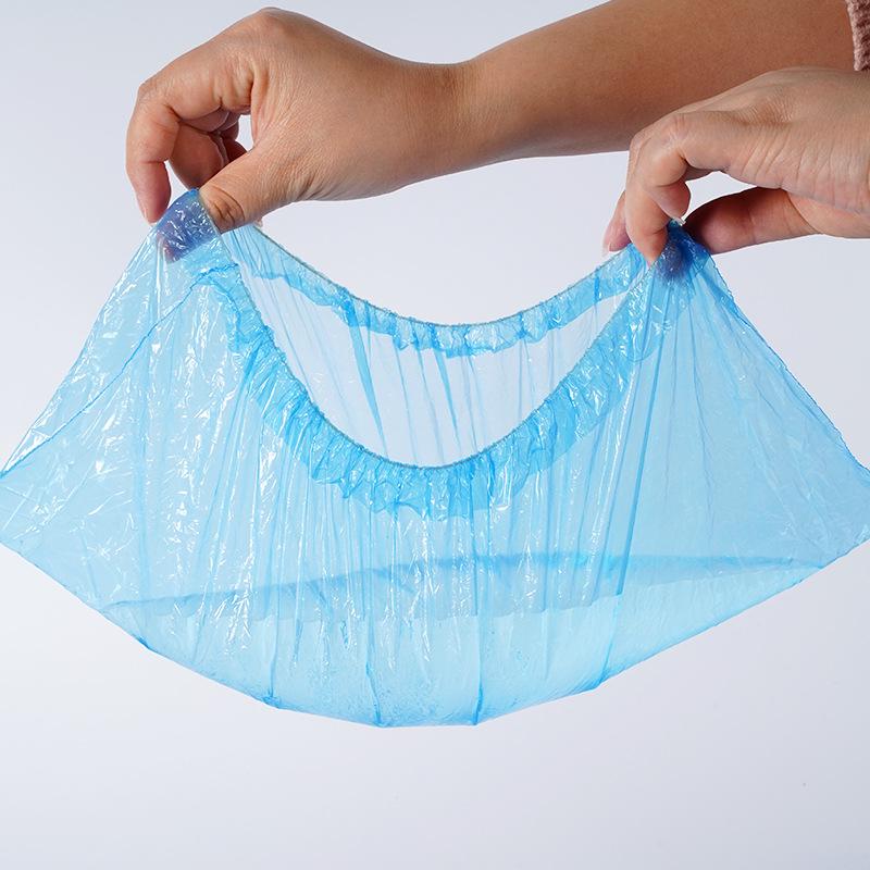 Thickened Waterproof Deodorant CPE Disposable Shoe Covers (100 pcs)