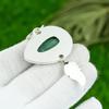 Womens day Deal Sterling Silver Green Aventurine Gemstone Bezel Pendant Jewelry