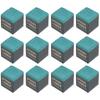 12Pcs No-Slip Cue Stick Wiping Powder Pool Table Cue Chalk Billiards Pool Cue Chalk For Pool Billiard Snooker