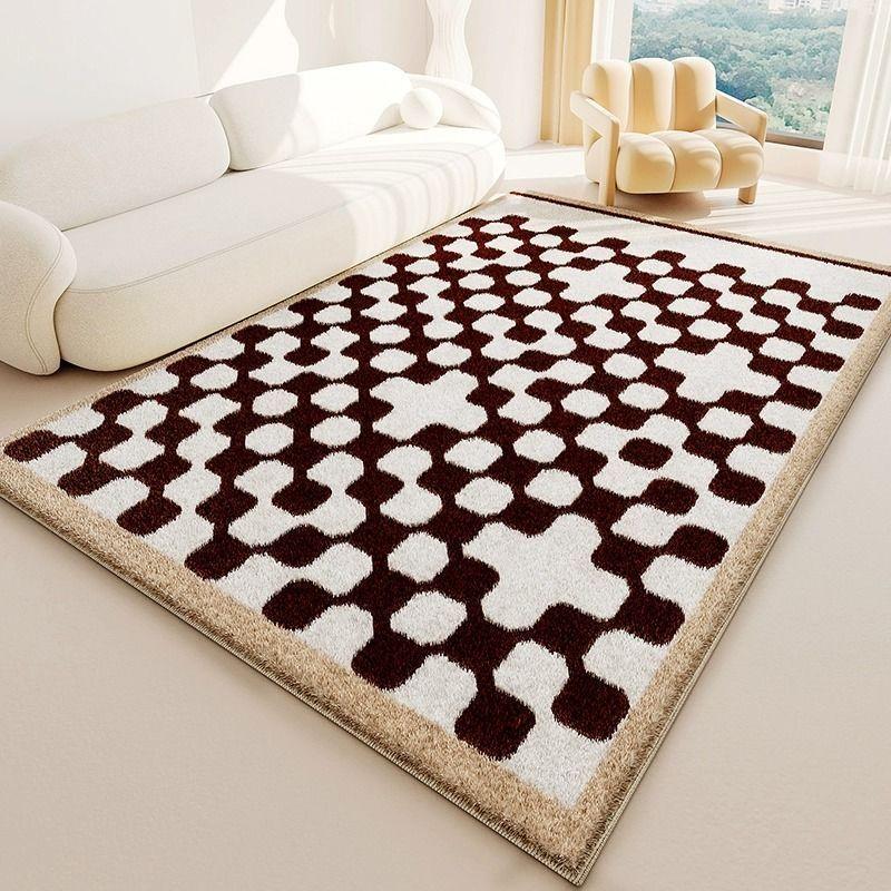 Carpet Living Room Simple Coffee Table Bedroom Bedside Carpet Floor Mat Easy To Maintain