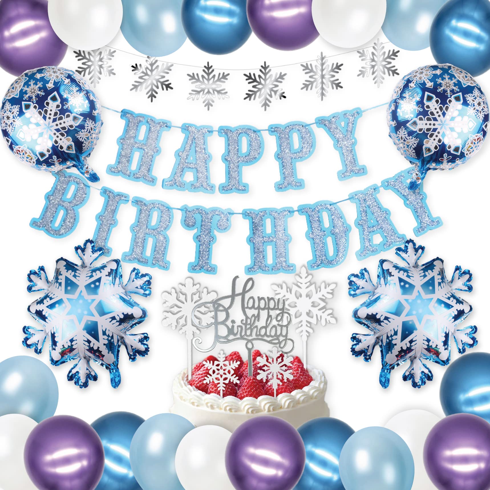 

ХаХаХа Замороженная Снежная Принцесса Эльза Набор Воздушных Шаров для Украшения на День Рождения для Украшений на Девичник, Шары С Днем Рождения, Гирлянда и Торт