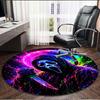 Ghostface Print Round Rug, Washable Floor Carpet, For Entryway Dorm Laundry Room Office Study, Home Decor Birthday Christmas Gift