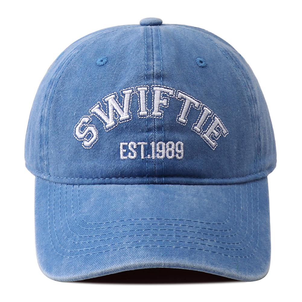 High Quality Swiftie 1989 Embroidery Baseball Caps For Men Women Adjustable Fashion Vintage Washed Taylor Fan Cotton Dad Hats