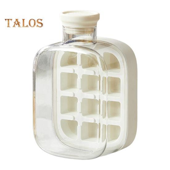 

Лоток для льда с крышкой, эффективная форма для приготовления льда для морозильника, легкое извлечение, бесконтактная заливка кубиков льда для напитков, кофе, коктейлей 500ML белый