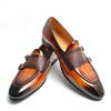 Fashion New Loafers Men Shoes Fashion Original Causal Design Handcrafted Patent Leather Elegant Business Office Monk Buckle Slip On Shoe