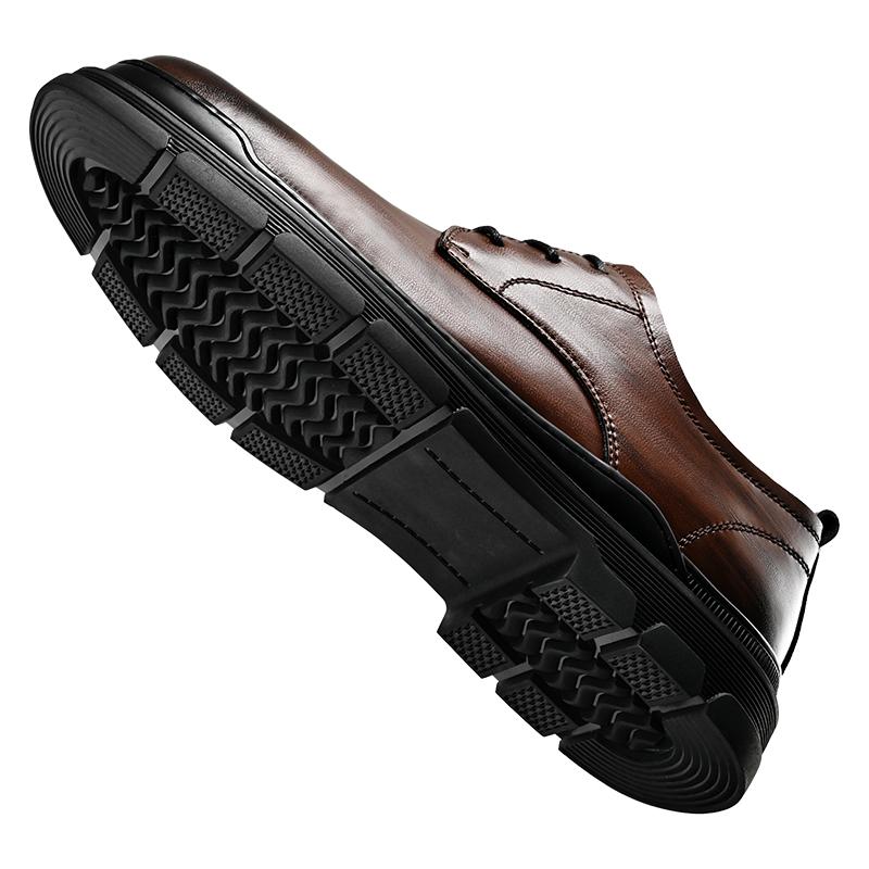 Módní pánské kožené boty pro volný čas Formální obchodní kožené boty svatební boty