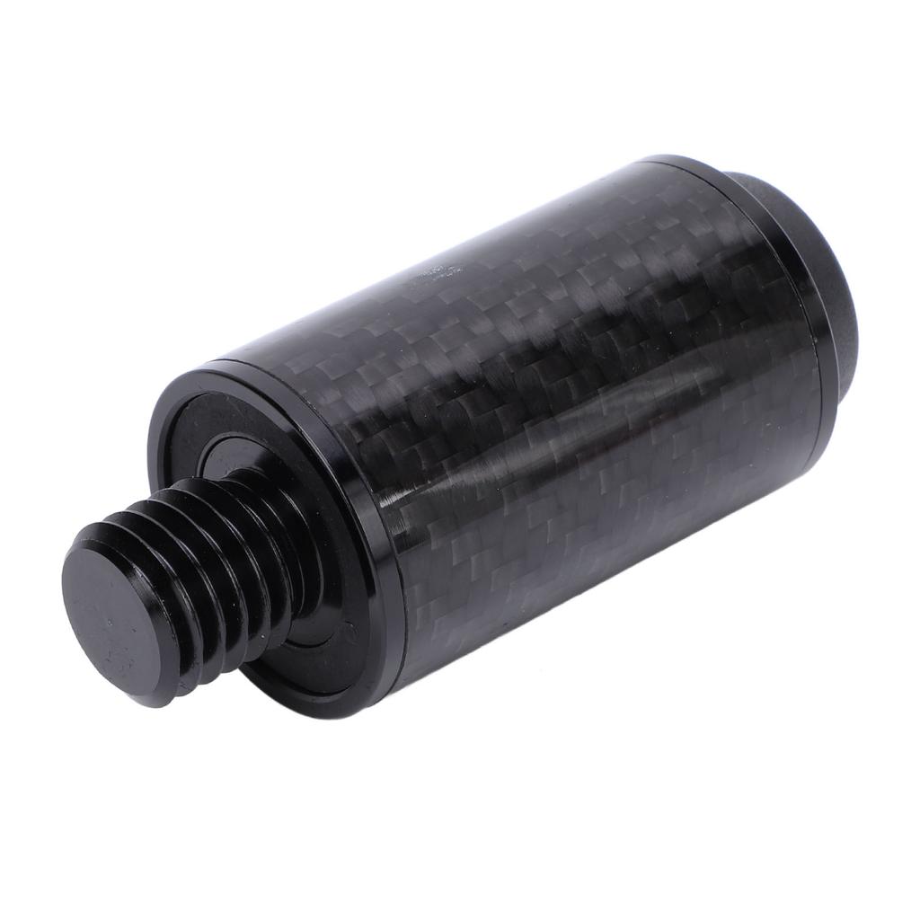 2in Pool Cue Extension Carbon Fiber Billiard Extension with Bumper for Fury Billiard Cue Extending