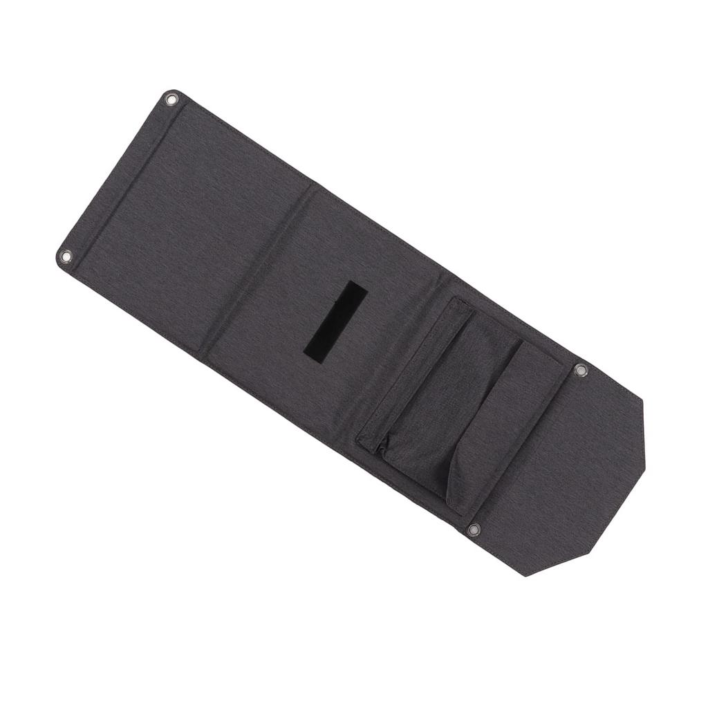 Ongwan 18W 5V Foldable Solar Panel Charger, Monocrystalline Silicon Solar Panel, DC Type-C Dual USB Port Solar Panel for Outdoor Activities