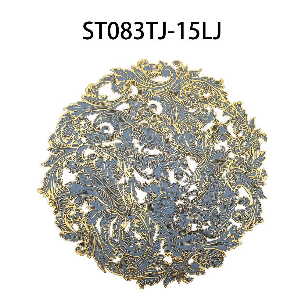 

38cm PVC Placemat Coaster Mug Kitchen Wedding Table Place Mat Desktop Tea Coffee Daily Handmade Pad Table Heat Insulation Mats 38cm