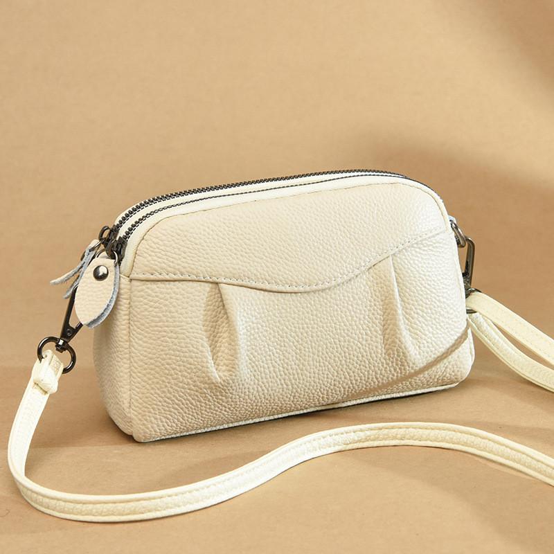 IELGY Ladies Messenger Bag Fashionable All-Match Red Simple Bag