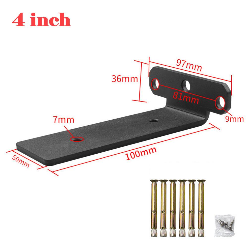 Shelf Bracket 4/6/8/10/12 Inch Black Hang Heavy Shelf