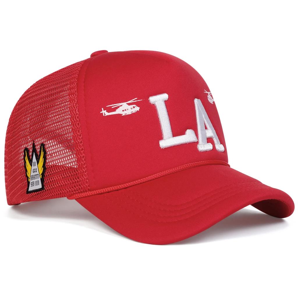 Unisex Baseball-Netzkappen mit Buchstabenstickerei Outdoor Verstellbar Frühling und Sommer Lässiger Sonnenschutzhut