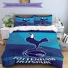 Tottenham Hotspur F.C Design Muster Bettbezug-Set – enthält 1 Bettbezug und 2 passende Kissenbezüge Schlafzimmerdekoration Weihnachtsgeschenke