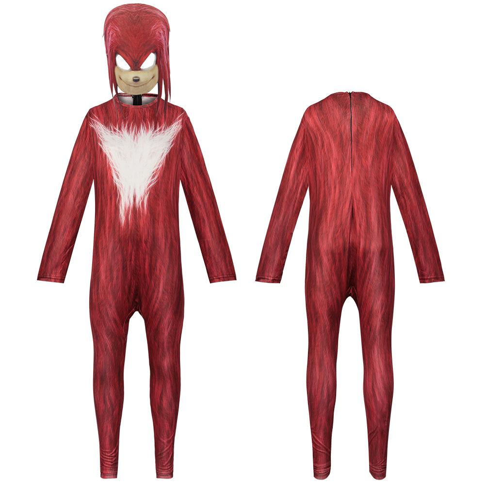 Tuta Cosplay Halloween Festa di Carnevale per Bambini Carnevale Anime Gioco Vestiti Con Maschera