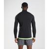 Gymshark Vital Seamless 1 4 Zip Black Silhouette Grey A3a4p Bbmw
