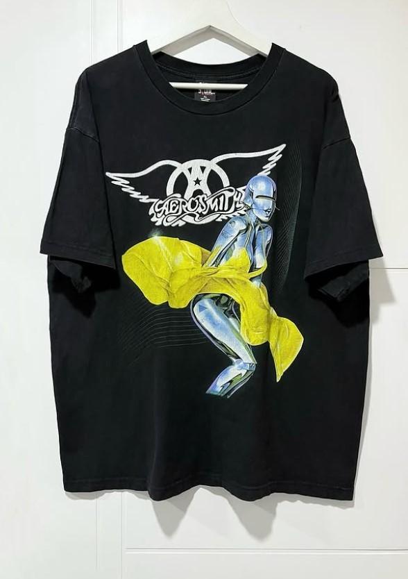 VTG 2001 Aerosmith MUSIC BAND TOUR 2 Sides T-Shirt UNISEX REPRINT COTTON All Siz L