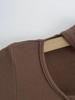 Women's Retro Halter Neck Long Sleeve Fleece Lined Top