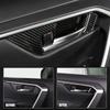 XITER 4pcs ABS Carbon Fiber Inner Door Handle Decoration Cover Door Bowl Trim for Toyota RAV4 2019 2020 2021 2022 2023 2024 2025