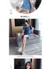 Damen Plus Size Jeanskleid Sommer 2025 – Schlankmachend, Taillenbetonend, Mittellang im Latzhosen-Stil für einen jugendlichen Look