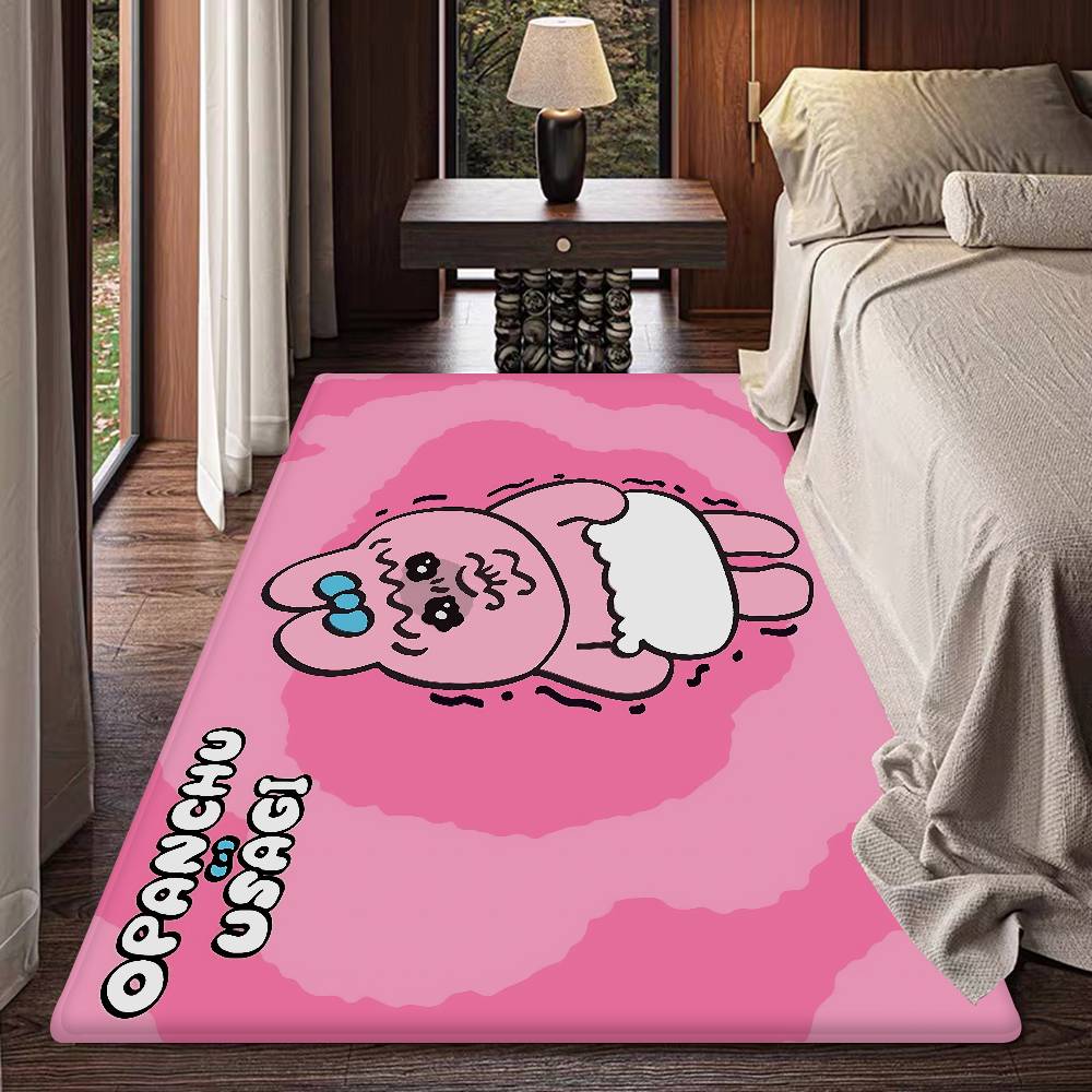 Cute O-OpanchuS-S Usagi Kitchen Mat Kids Room Bedroom Decoration Balcony Anti-Slip Doormat Living Room Alfombra