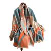Personalized and trendy carriage scarf new listing autumn and winter shawl imitation cashmere scarf women's warm scarf