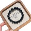 Autumn And Winter New Natural Black Agate Obsidian Bracelet Bracelet