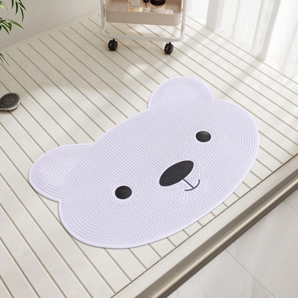 Cartoon Bathroom Non Slip Pad Butterfly Massage Pad Foot Cleaning Tool Foot Pedal  Household