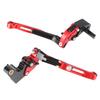 Mallofusa Motorcycle Brake Clutch Lever Set Adjuster Retractable Telescopic 6 Level Adjustment Genuine Replacement