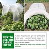 30/50/75gsm Winter Plant Cover Fabric Garden Seedling Anti-freeze Protector Vegetables Warm Protective Blanket Non-Woven Cloth