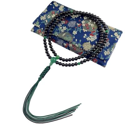 WONDERFUL LOTUS Rinzai Buddhist Prayer Prayer Beads for Shakuni Natural Stone String Zen 108 Prayer Prayer Bead Bag Prayer Zen Natural Memorial