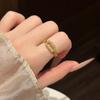 High-End Adjustable Full Diamond Micro-Pavé Ring for Women – Light Luxury Index Finger Ornament