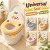 Thickened Toilet Seat Cover Universal Bathroom Toilet Pad Cozy Warm Toilet Cushion  Home Bathroom