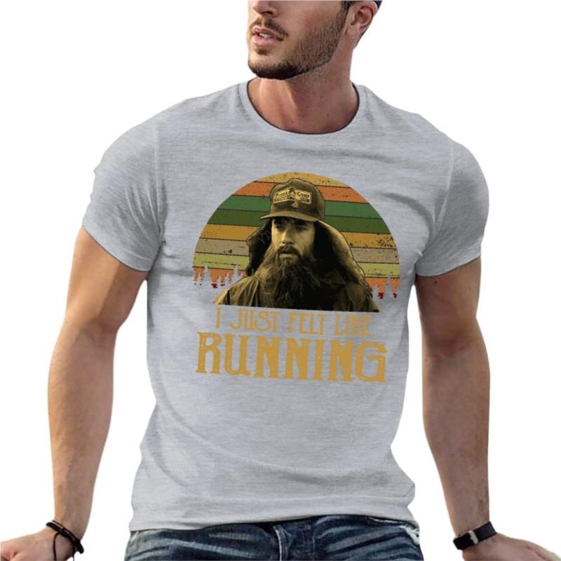 Forrest Gump Ik Voelde Gewoon De Drang Om Te Rennen Vintage Oversized T-shirts Bedrukt UnisexS Kleding Katoen Streetwear Grote Maat Top Te