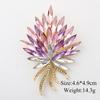 Light Luxury Pink Crystal Bouquet Pearl Brooch High-end Sense Niche Women's High-end Suit Chest Flower Brooch Accessory