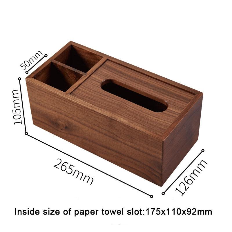 

Коробка для салфеток Amgo из орехового дерева, держатель для салфеток, декоративный держатель для бумаги для дома, офиса, отеля