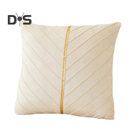 Capa de Almofada Decorativa para Sofá 18x18 Polegadas Capa de Almofada de Cor Sólida com Zíper Invisível para Sofá Cama Sala de Estar Decoração de Casa