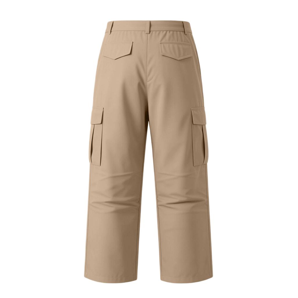 Men's Summer Casual Cargo Pants with Multiple Pockets - Lightweight Cotton, Relaxed Fit