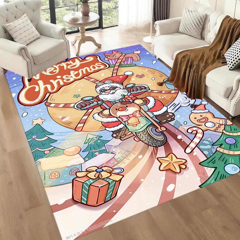 Christmas 369 Carpet Perfect for Kitchen Game Room Living Rooms Entryway Antislip Carpet Anime Office Decor Perfect Birthday/Christmas Gift Idea