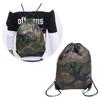 Fitnessstudio Dicke Schuhe Kleidung Aufbewahrung Tragbare Sporttasche Rucksack Oxford Tasche Camouflage Kordelzugtasche