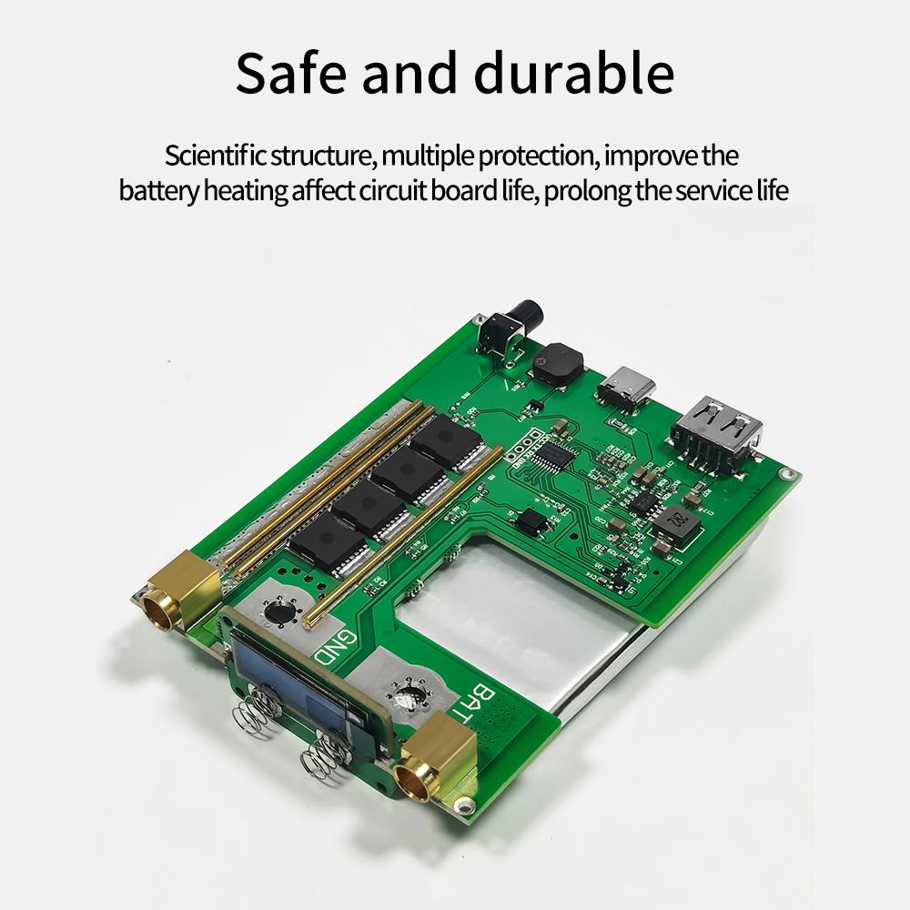 Spot Welder Adjustable 30 Gears OLED Screen 5000mAh Lipo Include For Max 0.15mm Nickel Strip Portable Spot Welding DH-30