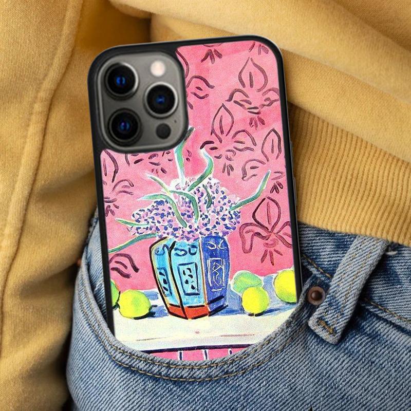 Henri Matisse Art Painting Soft Phone Case for iPhone 17 Air 16e Pro max 15 Pro 13 14 Plus 11 12 MagSafe Magnetic Coque