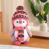 Cute Penguin Plush Toys Wearing Hat Scarf Kawaii Penguin Plushies Stuffed Doll Xmas Birthday Gifts for Boys Girls Home Decor