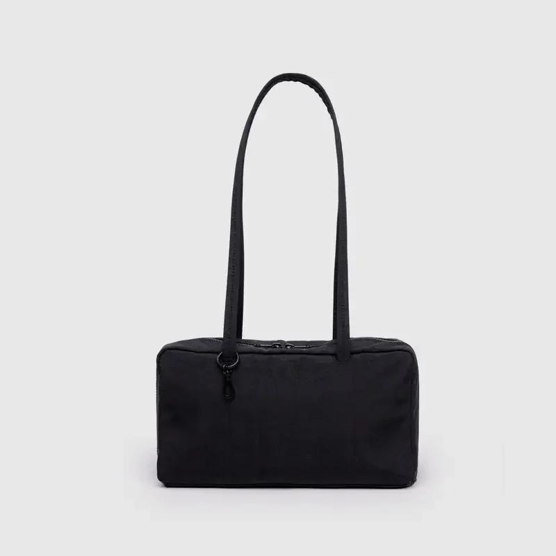 Women s Bowling Tote Bag Lightweight Nylon Shoulder Purse Large Capacity Zipper Commuter Travel Handbag