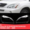 2Pcs/2 Pair Car Headlight Cover for Lexus RX XU30 RX300 RX330 RX350 RX400h 2003-09 Lampshade Bright Shell Head Lamp Lens Covers