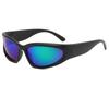 Trendy Climbing Sunglasses Y2K Outdoor Sports Shades Millennium Futuristic Sun Glasses UV Protection Outdoors Climbing Eyewear